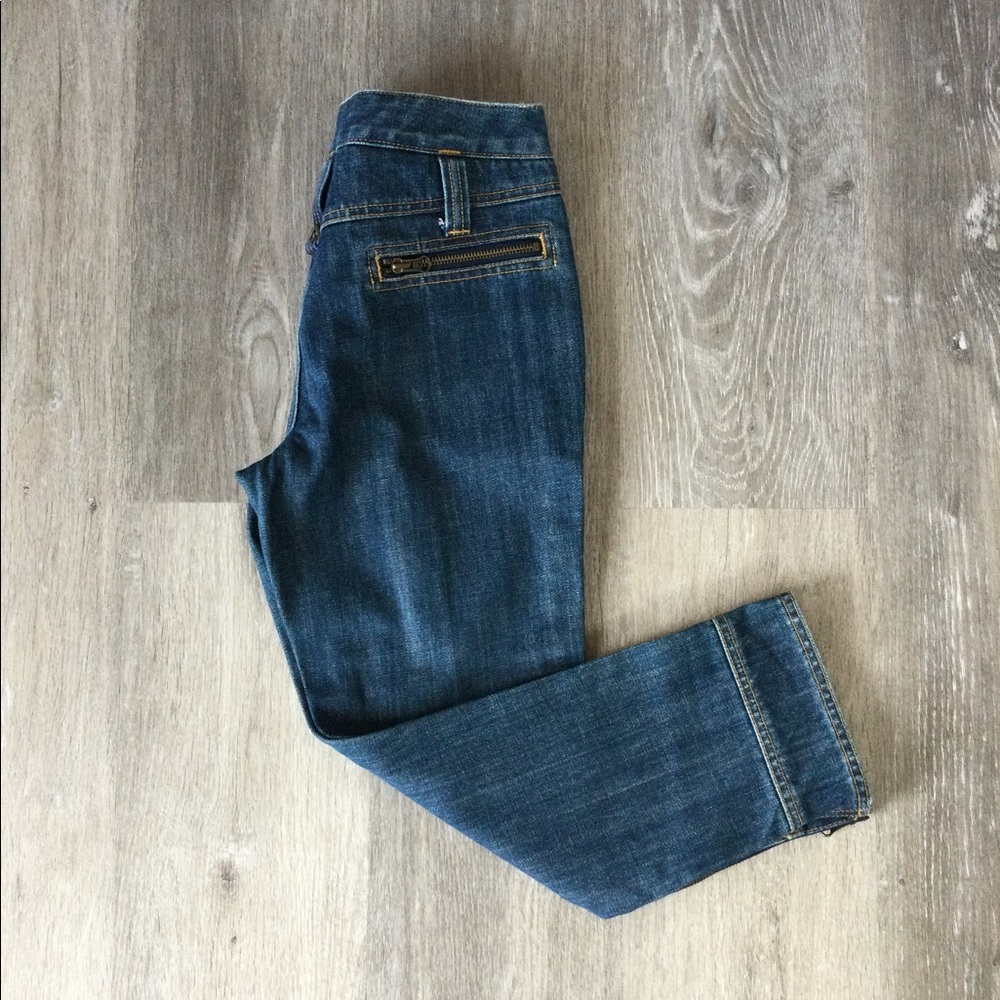 KAREN MILLEN - ENGLAND - Jeans - Crop - Zipper Heaven!! - Picture 8 of 8